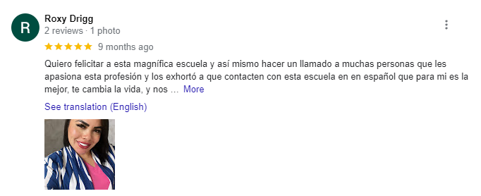 Testimonio Curso